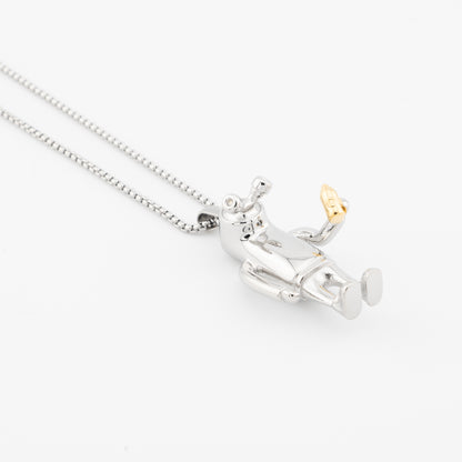 Mr. Roboto Pendant Necklace