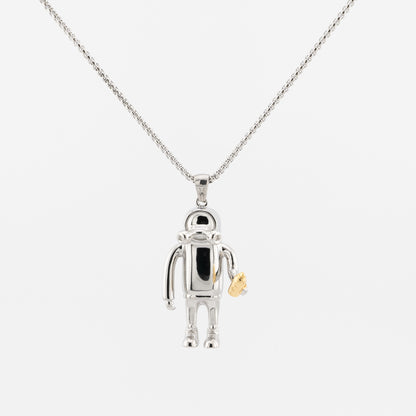 Mr. Roboto Pendant Necklace